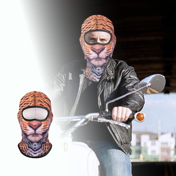 Sweat Absorbing Quick Drying Breathable Face for Outdoor Skiing Cycling and Sun with Adjustable Neck Straps