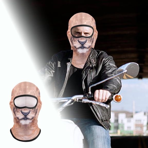 Sweat Absorbing Quick Drying Breathable Face for Outdoor Skiing Cycling and Sun with Adjustable Neck Straps