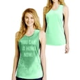 thumbnail image 1 of Sweat Activated Tank Top Women You Can Go Home With Motivational Message Pink Small, 1 of 6