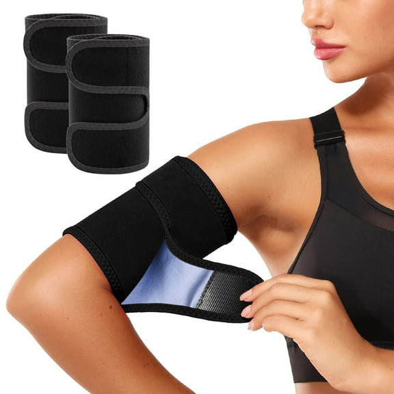 Sweat Arm Bands Trimmer for Women & Men Sauna Arm Slimmer Shaper Compression Sleeves Wraps Lose Arm