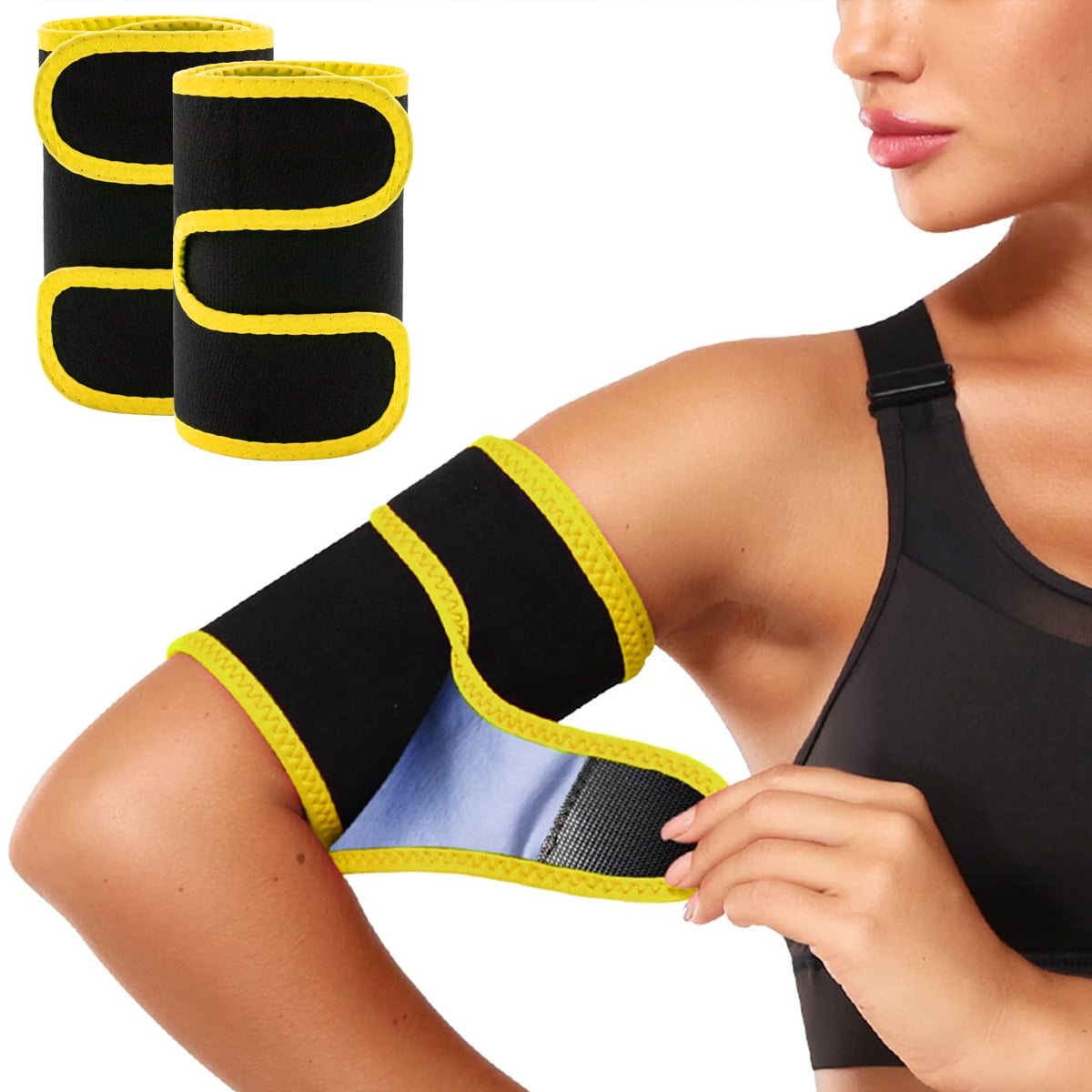 Sweat Arm Bands Trimmer for Women & Men Sauna Arm Slimmer Shaper ...