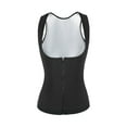 thumbnail image 1 of Sweat Body Shaper Zipper Vest Sports Workout White_S M, 1 of 8