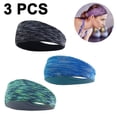 thumbnail image 1 of Sweat Headbands Set - Sweatbands for Working Out, Sports, Tennis - Athletic Terry Cloth Head Bands for Men & Women - Stretchy and Soft Cotton for Basketball, Football, Running, Gym & Exercise, 1 of 9