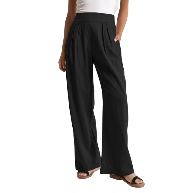 Sweat Pants For Womens Drawstring Elastic Waist Knitted Pocketed Pants