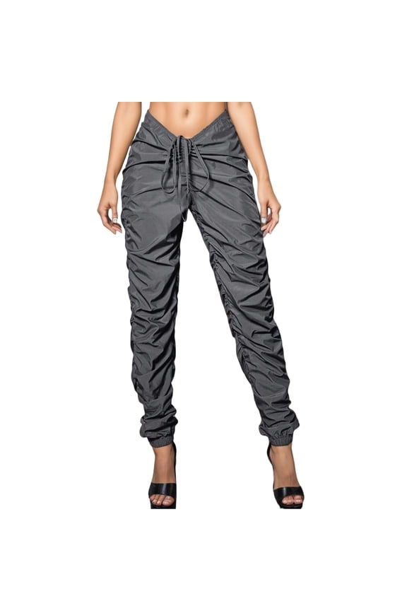 Sweat Pants for Womens Cargo Pants Woman Relaxed Fit Baggy Clothes Black Demin Pants High Waist Zipper Slim Drawstring Waist with Pockets Loose Plus Size Womans Parachute Pant Green Cargo Joggers