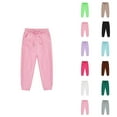 thumbnail image 1 of Sweat Pants for Girls Comfy Pants for Girls Girls Pants Long Sports Elastic Autumn Winter Style Comfortable Children's Pants for Active Play, 1 of 4