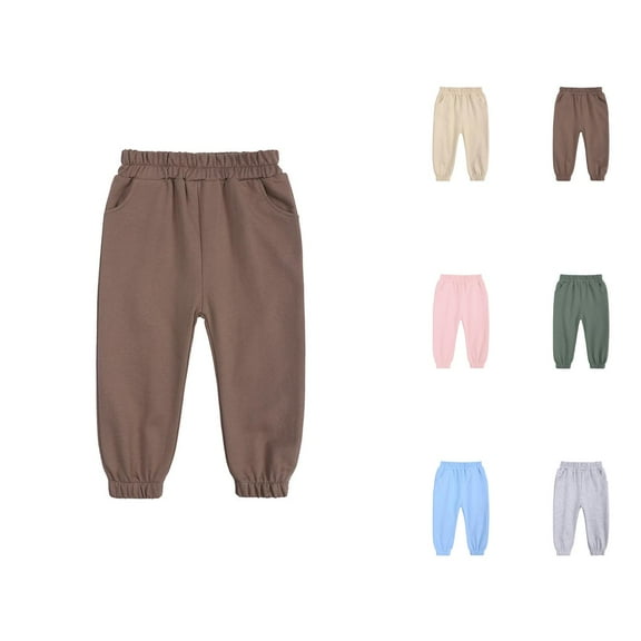 Sweat Pants for Girls Pants for Girls Girls Pants - Full Length Leggings Soft and Comfortable Stretchy Jogger Sweatpants for Active Kids