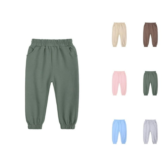 Sweat Pants for Girls Pants for Girls Girls Pants - Full Length Leggings Soft and Comfortable Stretchy Jogger Sweatpants for Active Kids