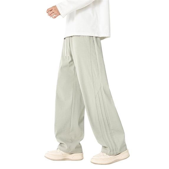 Sweat Pants for Men Elastic Waist Straight Leg Jogger Sweatpants Men's Running Pants Mens Active Pants
