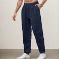 thumbnail image 1 of Sweat Pants for Men Elastic Waist Straight Leg Joggers Mens Running Pants Cycling Pants for Men, 1 of 6