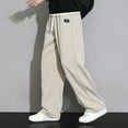 thumbnail image 1 of Sweat Pants for Men Elastic Waist Straight Leg Sweatpants Jogging Pants Men's Running Pants Mens Leisure Pants, 1 of 3
