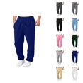 thumbnail image 1 of Sweat Pants for Mens 2026 Fashion Elastic Waist Drawstring Relaxed Fit Wide Leg Casual Pants Trousers with Pockets, 1 of 9
