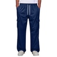 thumbnail image 1 of Sweat Pants for Mens Lounge Casual Joggers Workout Flared Loose Fit Gym Wide Leg Solid Oversized Relaxed Fit, 1 of 7