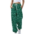thumbnail image 1 of Sweat Pants for Women Fashion High Waisted Joggers Loose Print Drawstring Sweatpants with Pockets 2026, 1 of 5