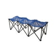 thumbnail image 1 of Sweat Pro Bench - 3 Seat Folding Sports Team Bench - Blue, 1 of 4