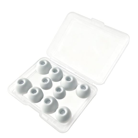 Sweat Resistant Ear Tip 5Sizes Silicone Earplug Secures fit Lightweight Design For Sports Headphone Earplugs
