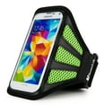 thumbnail image 1 of Universal Sweat-Resistant Neoprene Mesh Running Armband with Adjustable Velcro Strap Green, 1 of 4