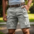 thumbnail image 1 of Sweat Shorts Men Works Summer Casual Relaxed Loose Fit Baggy Big and Tall Shorts Lightweight Stretch Summer Shorts with Pockets, 1 of 3