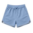 thumbnail image 1 of Sweat Shorts Women Yoga High Waisted Dolphin Shorts Summer Casual Drawstring SweatShorts with Pockets S, 1 of 5