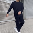 thumbnail image 1 of Sweat Suit for Men 2 Piece Set Work Out Casual Long Sleeve Pullover With Sweatpants Jogging Suits for Men Outfits, 1 of 8