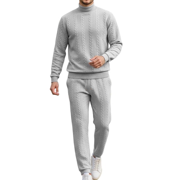 Sweat Suits Men 2 Piece Relaxed Fit Casual Long Sleeve Pullover Sweatshirt Sweatpants Suit Tracksuits Jogging Suit