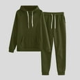 thumbnail image 1 of Sweat Suits for Women Clearance Jogging Suits Solid Tracksuit Sweatshirt Pants Sets Sport Long Sleeve Wear Casual Sets,Women Hoodies Sweatsuit Active Joggers Outfits, 1 of 5