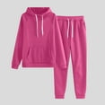 thumbnail image 1 of Sweat Suits for Women Clearance Jogging Suits Solid Tracksuit Sweatshirt Pants Sets Sport Long Sleeve Wear Casual Sets,Women Hoodies Sweatsuit Active Joggers Outfits, 1 of 5