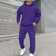 thumbnail image 1 of Sweat Suits for Men 2 Piece Outfit Casual Long Sleeve Hoodie With Sweatpants Tracksuits Jogging Suit Lounge Sets for Men, 1 of 3