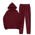 thumbnail image 1 of Sweat Suits for Womens 2 Piece Oversized Hoodie Jogger Set Matching Gym Workout Sets Women Two Piece Tracksuit Outfits Sets, 1 of 7