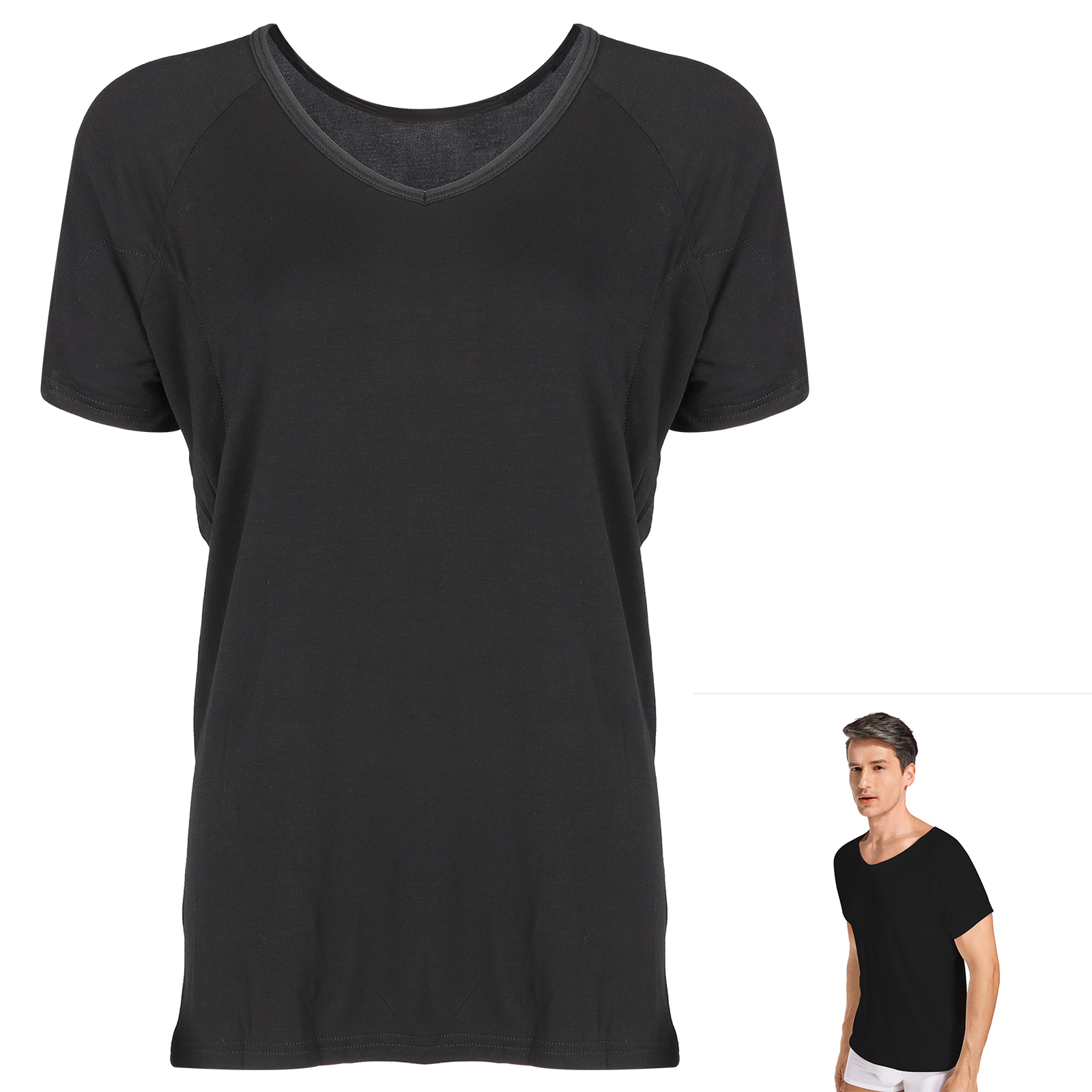 Sweat Tshirt Comfortable Men Undershirt Pad Men