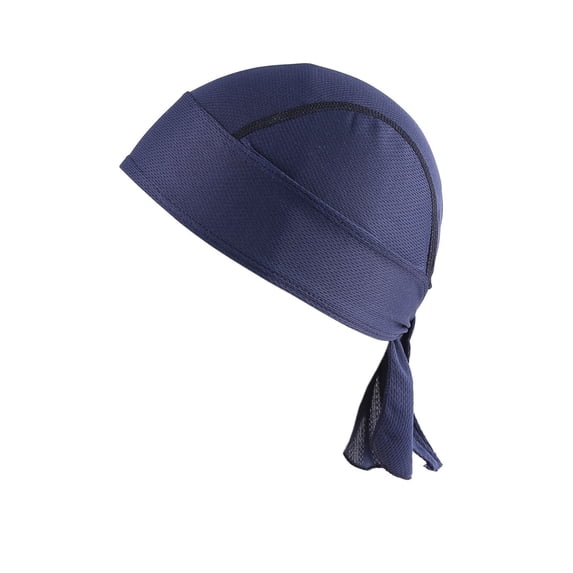 Sweat Wicking Cap Hat Bandana Head Wrap Polyester Microfiber Breathable Quick Dry Adjustable for Men Women Cycling Running Football