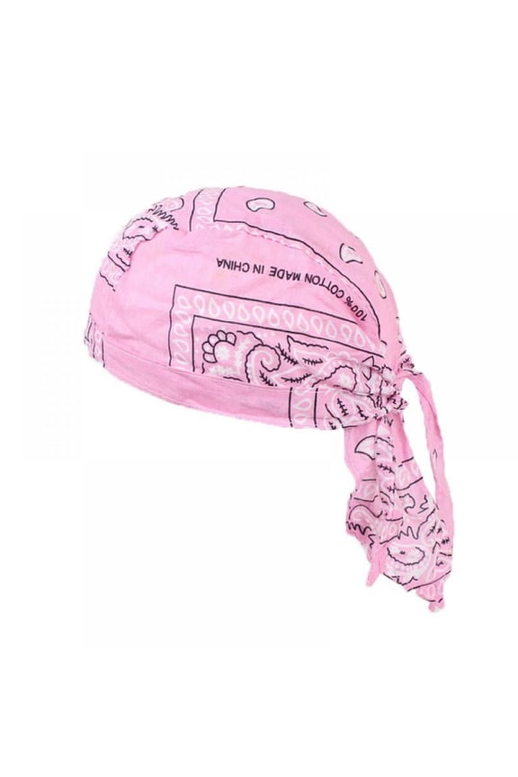 Sweat Wicking Doo Rag Beanie Cooling Helmet Liner Bandana Chemo Hat Lightweight Adjustable Cotton Biker Hat Hood Headband Headscarf Doo Rags Head Wraps Costume