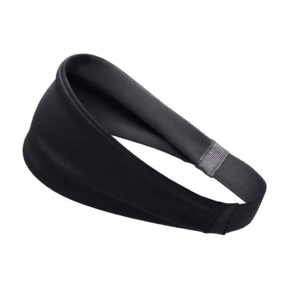 Sweat Wicking Headband Women Moisture Wicking Headband Running Headband for Women Sports Headband Men Thick Black Headband No Slip Headband for Women 1 Pack for Gym Workout