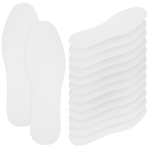 Raindrops Comfortable White Paper Shoe Inserts Absorbent for Various Shoes
