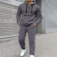 thumbnail image 1 of Sweat suits men Tracksuits 2 Piece sets Long Sleeve Sweatsuit Set Full Zip Running Jacket and Pants Jogging Tracksuit Mens, 1 of 3