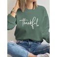thumbnail image 1 of SweatShirt for Women Thanksgiving Graphic Tees Fall Halloween Sweater, 1 of 4