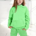 thumbnail image 1 of SweatSuits for Girls 2 Piece Tween Girls Fall Outfits Solid Sweatsuit Sets Sweatshirt and Sweatpants Set Sweatsuit Athletic Clothes Sets Preppy Clothes for Girls 6-7 Years, 1 of 6