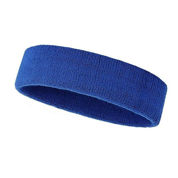 Sweatband Headband - Sports Headband for Workouts, Fitness, and Basketball - Polyester Material, Adjustable Fit, Machine Washable