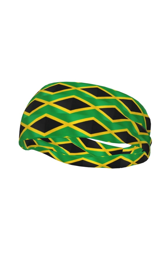 Sweatband Jamaica Workout Sport Headband For Men Women Football Cycling Running Yoga