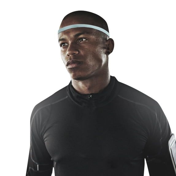 Sweatband for Men and Women, Non-Slip & Wide Elastic Thick Hair Bands for Running, Cycling, Basketball, Yoga, Fitness Workout Stretchy Unisex Hairband