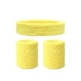thumbnail image 1 of Sweatband Set 1 Headband And 2 Wristbands For Sports & More, 1 of 2