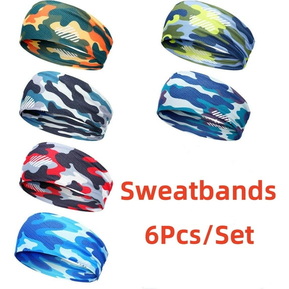 Sweatbands for Boys,Girls-Non Slip Breathable Boys,Girls Athletic Sweatband Football Headband for Teener, Made of Comfortable Milk Silk, Elastic Sweat Absorbing Hairband for Teener Basketball Soccer