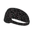 Sweatbands Headbands for Men Women, cool skull love Sports Workout