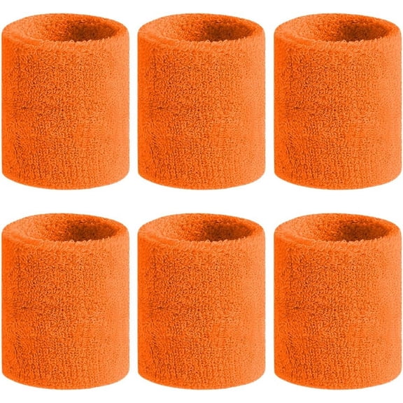 Sweatbands Sports Wristband for Men & Women - Moisture Wicking Athletic Cotton Terry Cloth Sweatband for Tennis, Basketball, Running, Gym, Working Out
