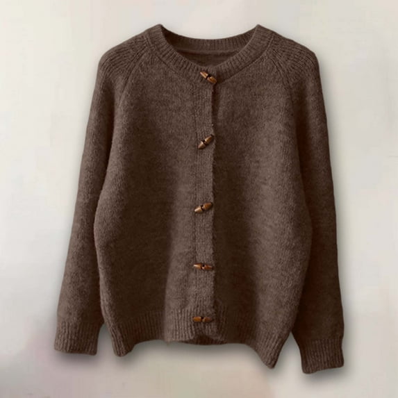 Sweater Cardigan Women Knit Button Down Lightweight Coffee Cardigan Cozy Cardigans Fall Fashion Must Haves Business Casual Outfits for Women