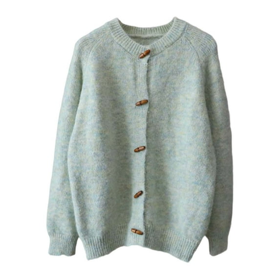 Sweater Cardigan Women Knitted Button Down Light Green Sweaters for Women Cozy Cardigans Fall Outfit Women Fashion