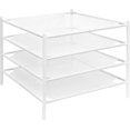 thumbnail image 1 of Sweater Drying Rack, Mesh Clothes Drying Rack, Stackable Laundry Drying Rack, Lay Flat Dryer for Delicates, Portable Dry Rack for Indoor or Outdoor, White, 4-Pack, 1 of 4