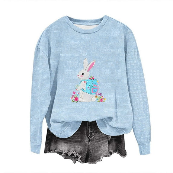 Sweater for Girls Printed Long Sleeves Tops Casual Fleece Sweater Crew Neck Oversized Pullover Cotton Clothes Casual Comfy Fall Winter Warm Sweatshirts Kids Coat