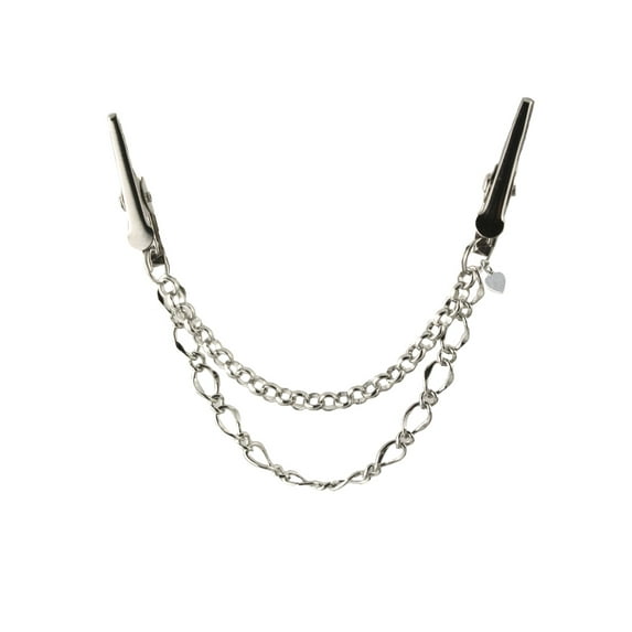 Sweater Guard Double Chain with Slim Clip - Free Organza Gift Bag