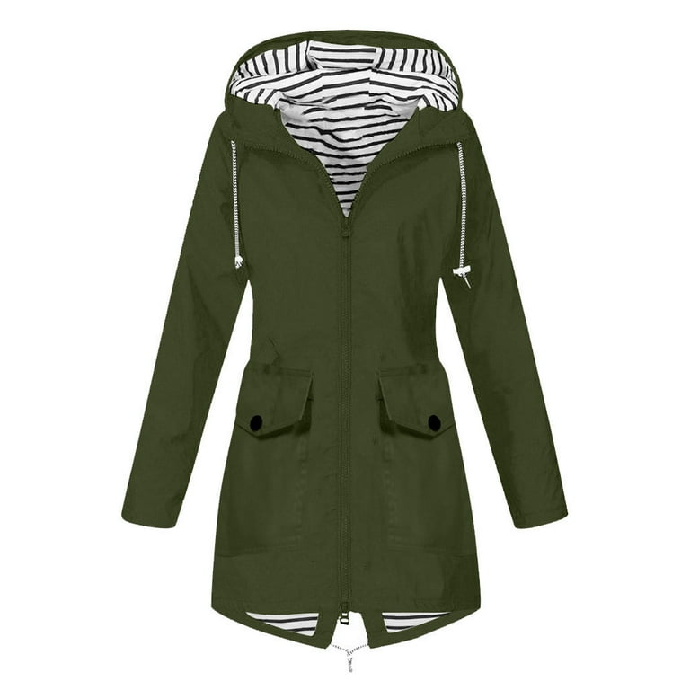 Plus size rain jacket walmart hotsell